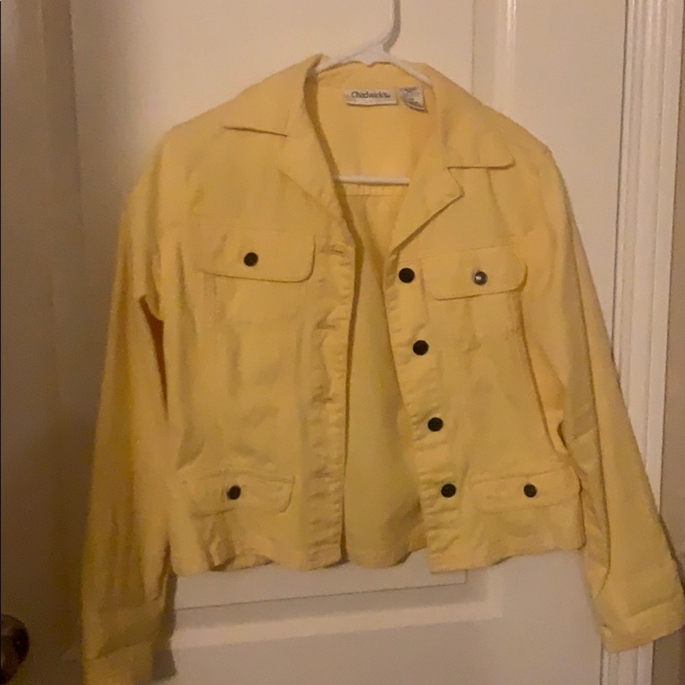 Yellow Denim Jacket